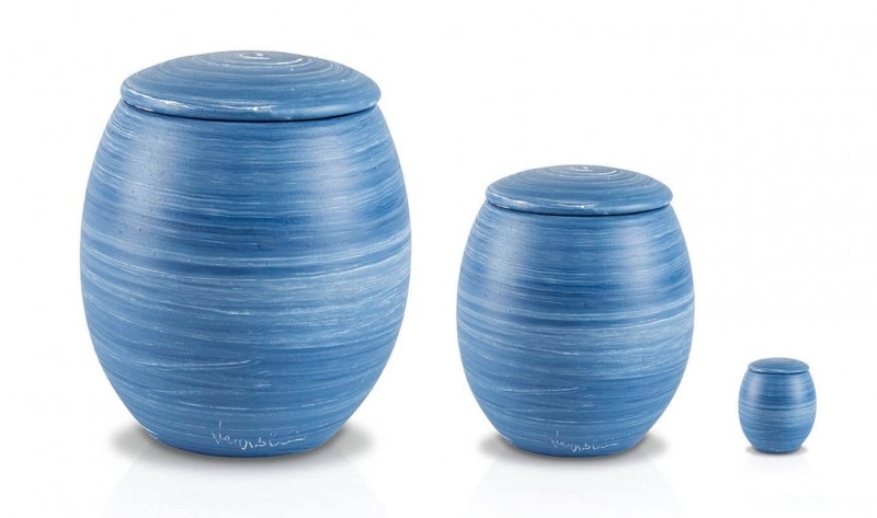 Handgemaakte keramische urne